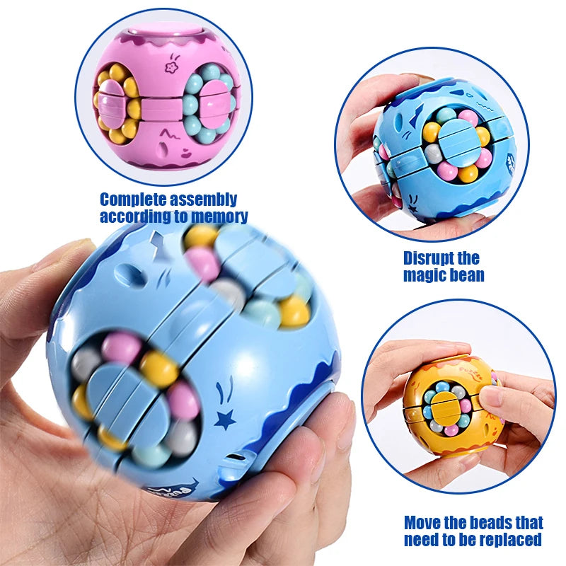 Magic Bean Puzzle Fidget Cube Toy
