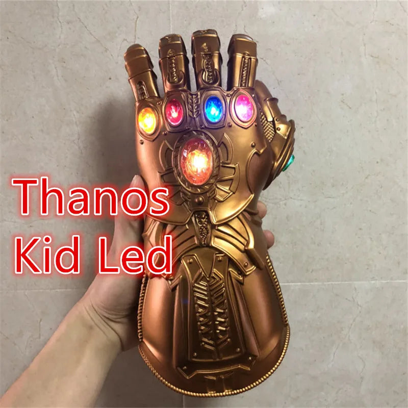 Marvel Iron Man LED Light Gloves Thanos Gauntlet Hero Thor Captain America Kids Toy