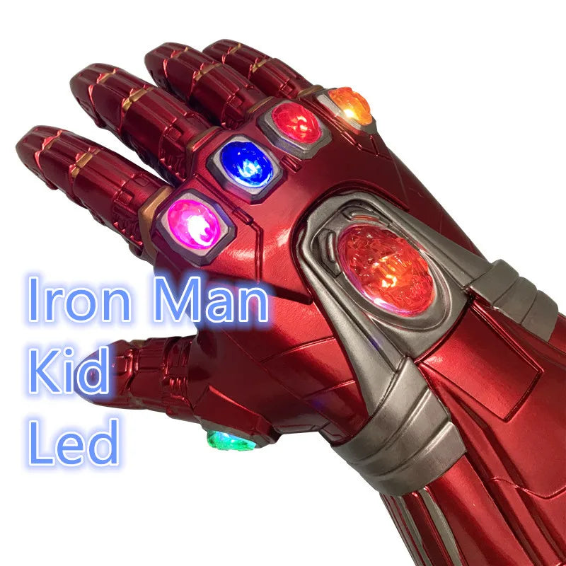 Marvel Iron Man LED Light Gloves Thanos Gauntlet Hero Thor Captain America Kids Toy