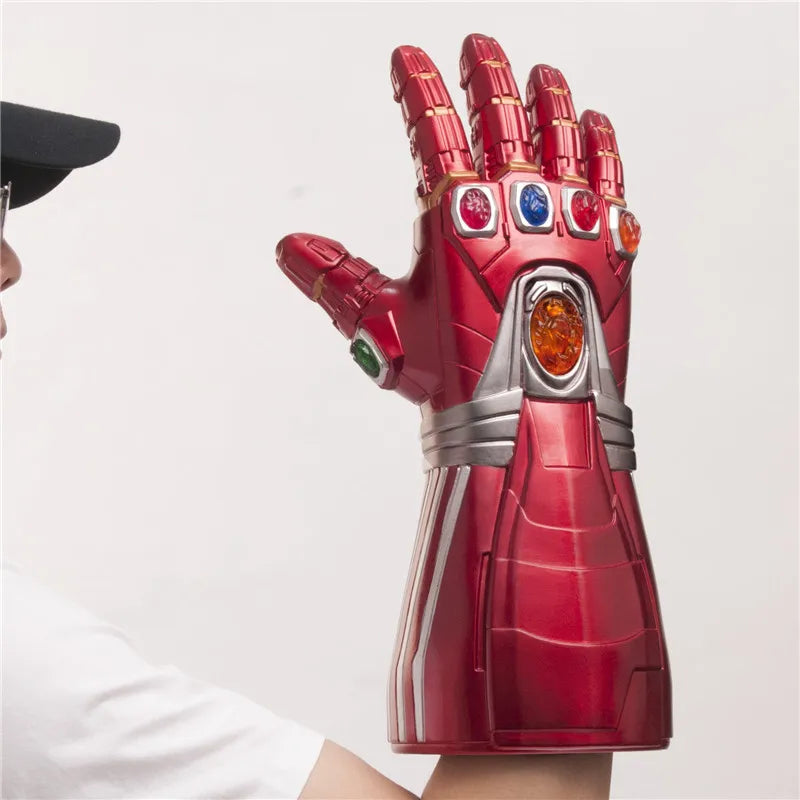 Marvel Iron Man LED Light Gloves Thanos Gauntlet Hero Thor Captain America Kids Toy