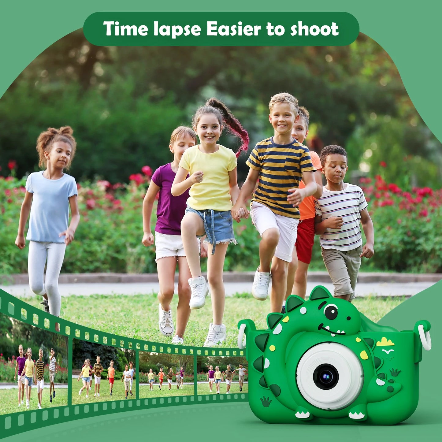 Photo and Video 1080p HD 32G Dinosaur Camera Toy