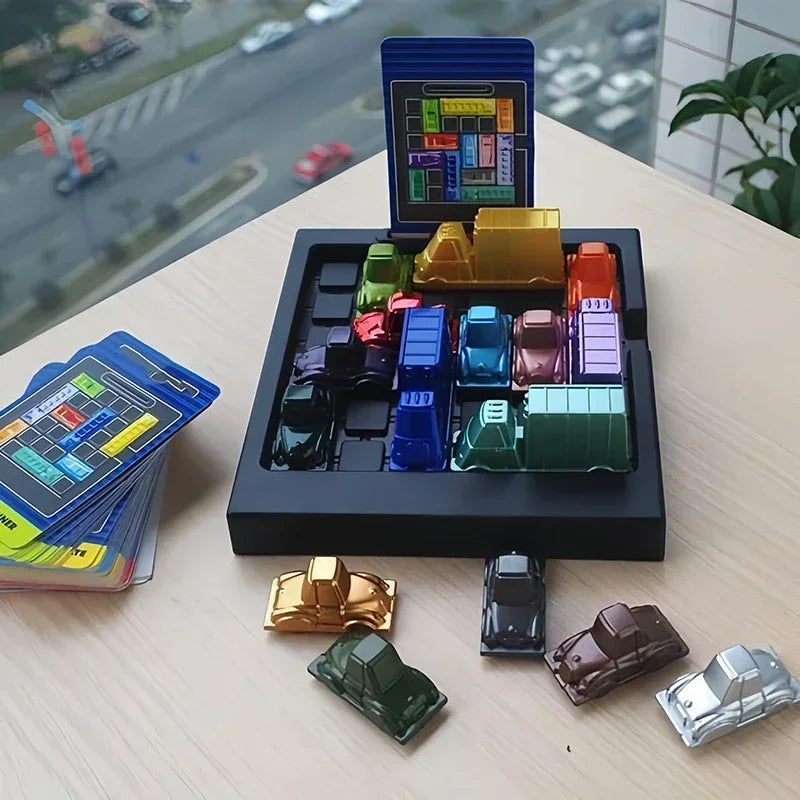 Rush Hour Traffic Puzzle Toy Educational Car Game for Kids 3+