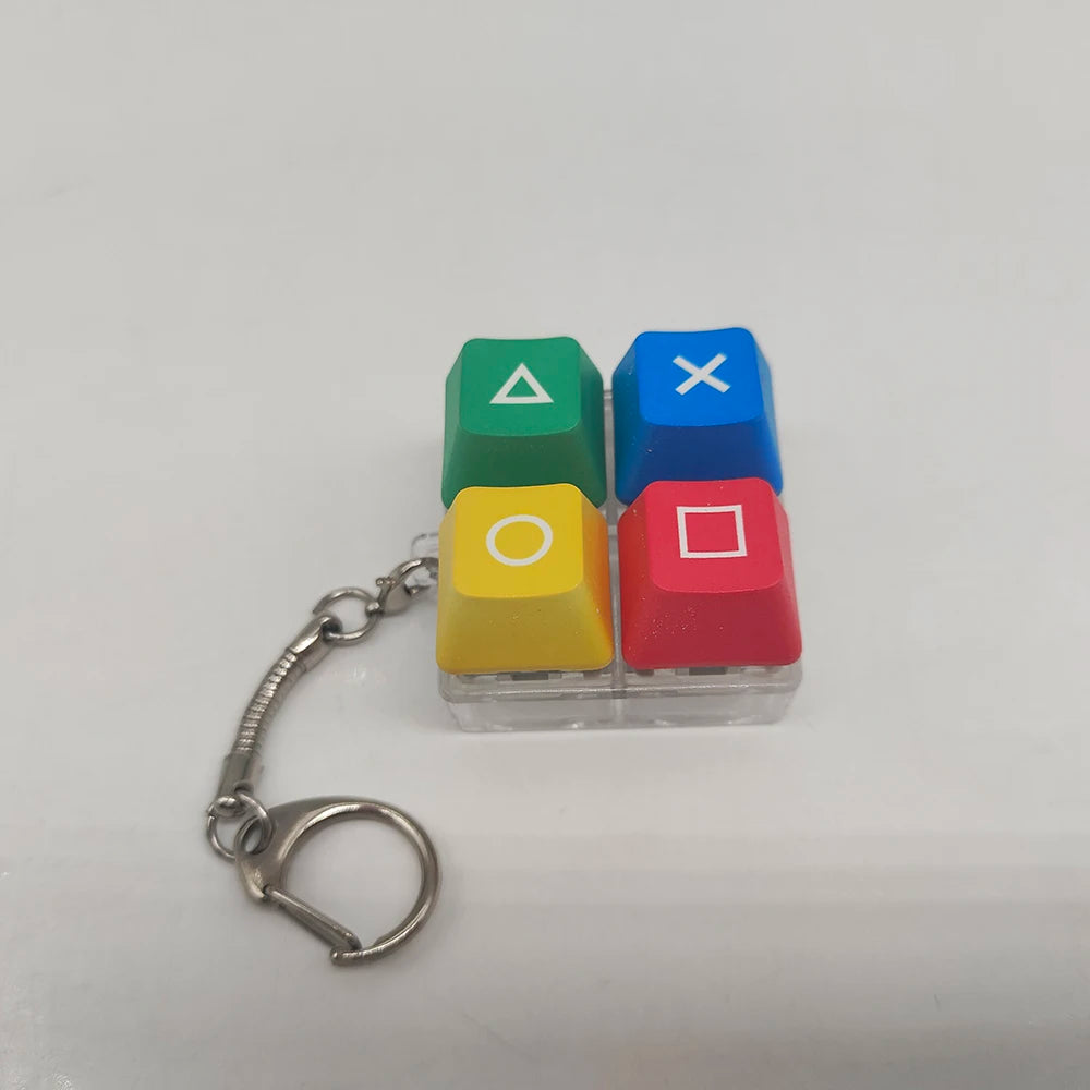 Squid Game Mechanical Keyboard Keycap Tester Keychain Fidget Toy