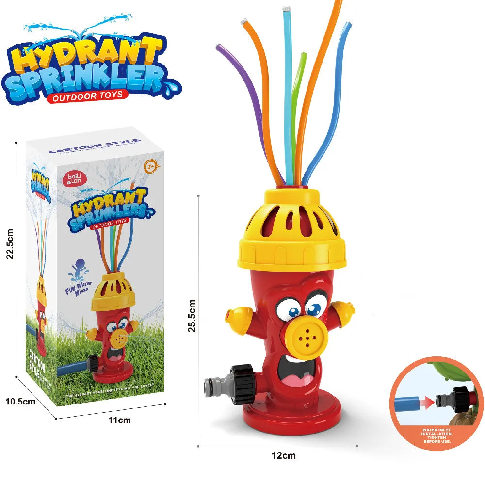 Cartoon Hydrant Sprinkler Water Spray Toy for Kids
