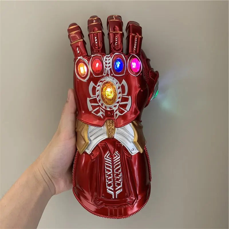 Marvel Iron Man LED Light Gloves Thanos Gauntlet Hero Thor Captain America Kids Toy