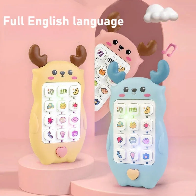 Baby Phone Bilingual Music Toy – Early Learning & Teether