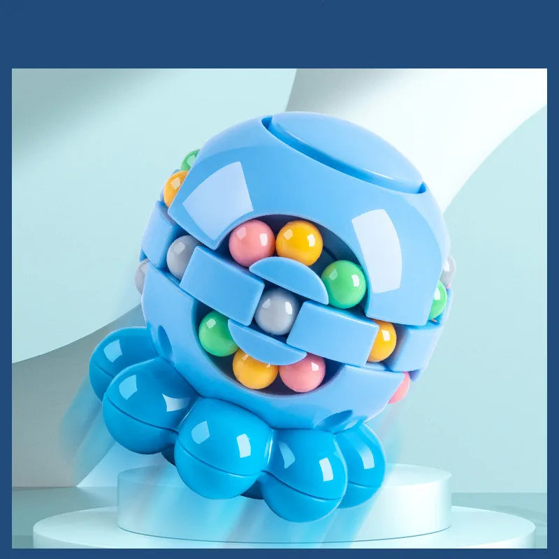 Magic Bean Rotating Fidget Cube Toy