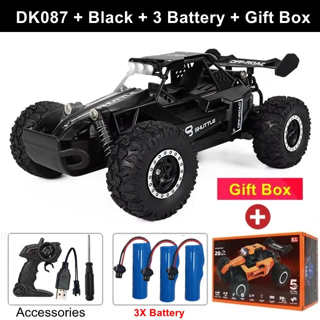 Remote Control RC Off-Road High Speed Truck and LED Light Children's Toy