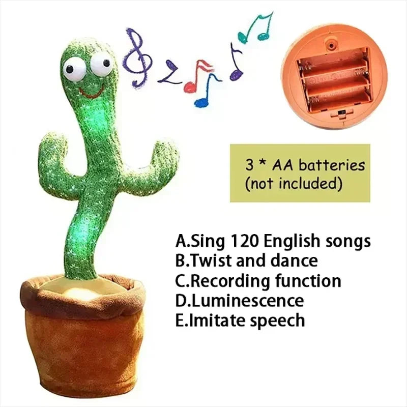 Dancing Talking Cactus Electronic doll toy