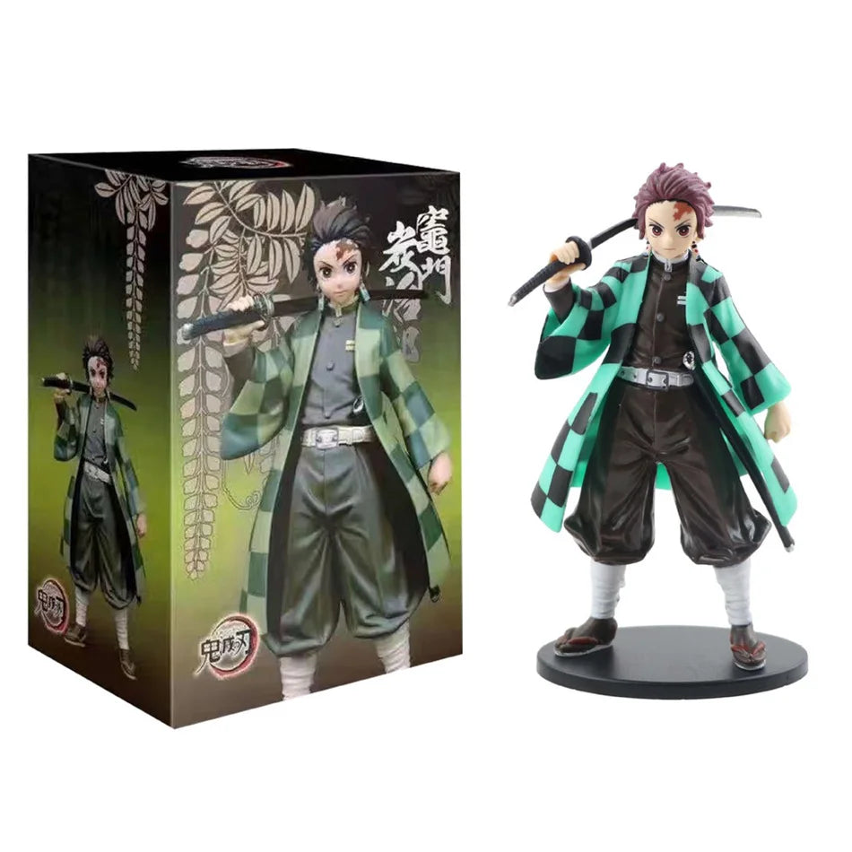 Demon Slayer Action Figure Toy Set - Tanjirou, Zenitsu & Nezuko