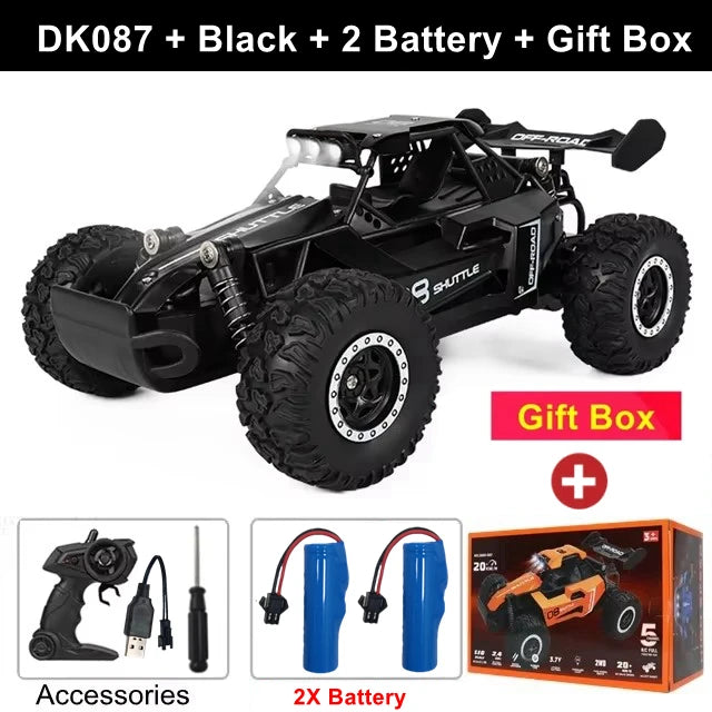 Remote Control RC Off-Road High Speed Truck and LED Light Children's Toy
