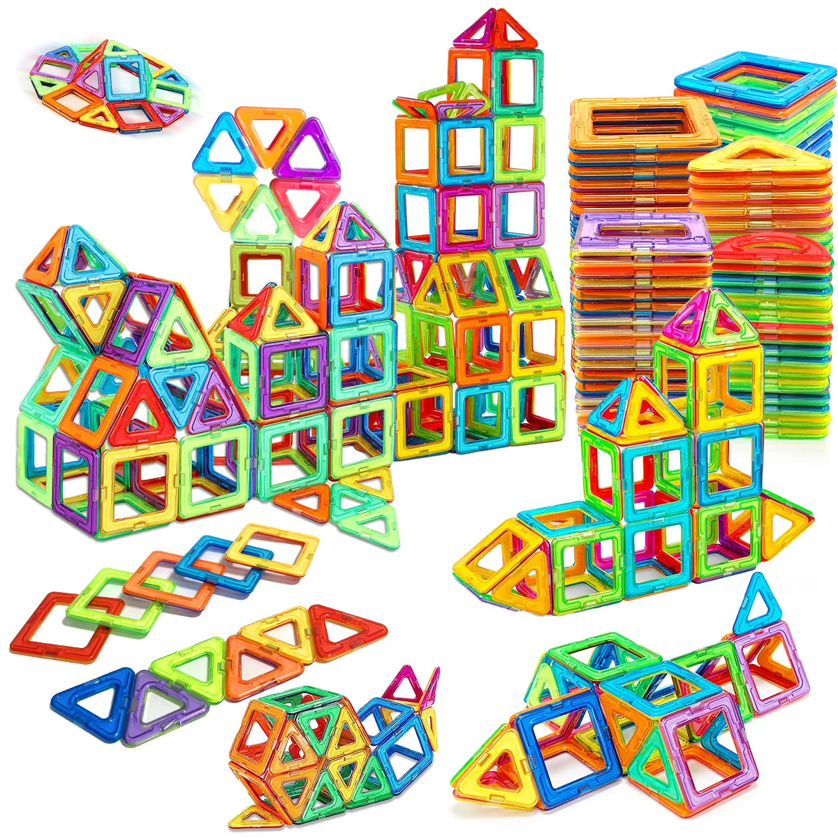 DIY Magnetic Building Blocks Medium Size STEM Educational Toy