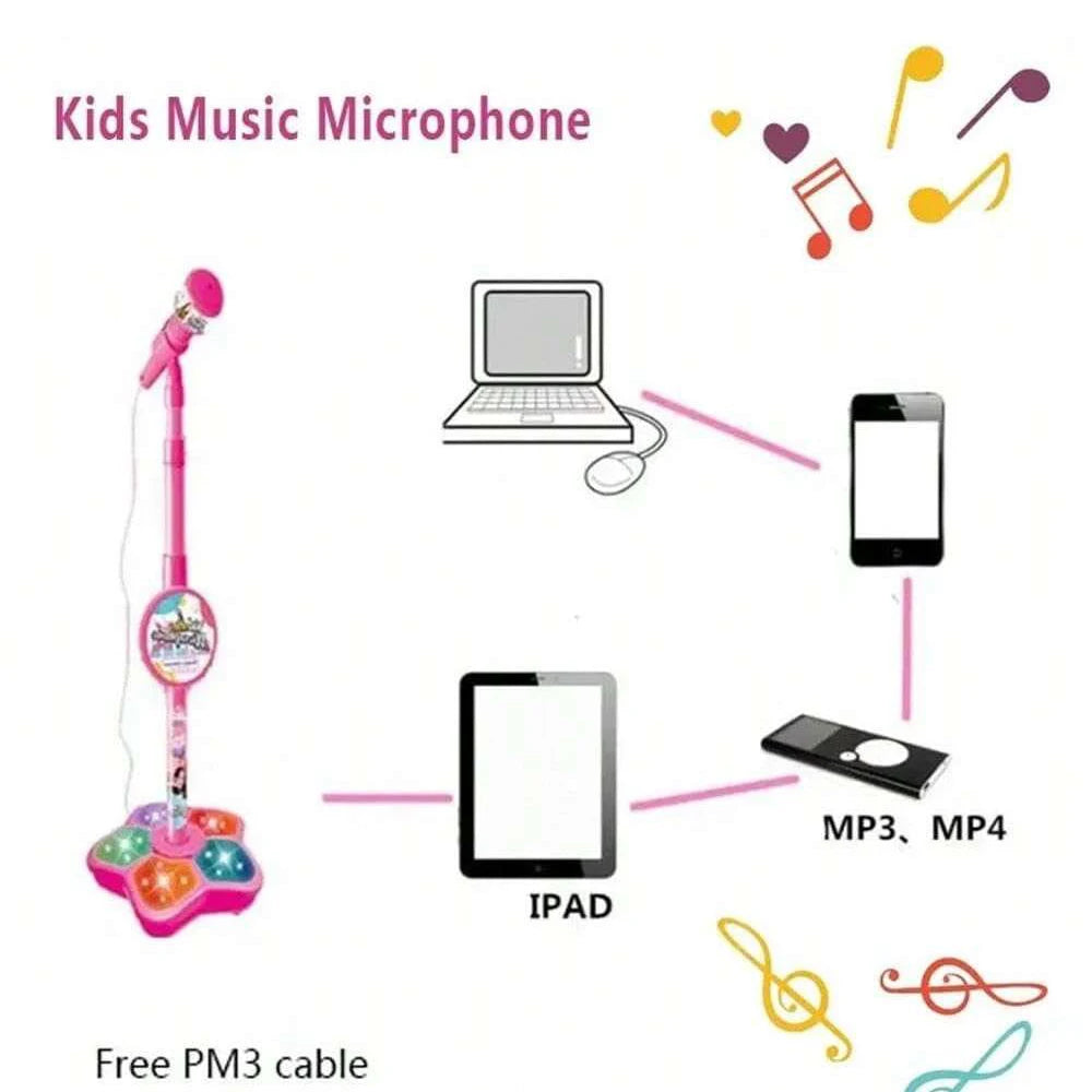 children's microphone stand toy