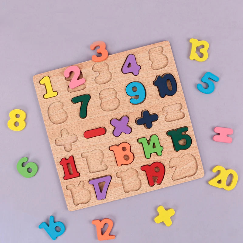 Children's Alphabet Numbers Educational Game Toy