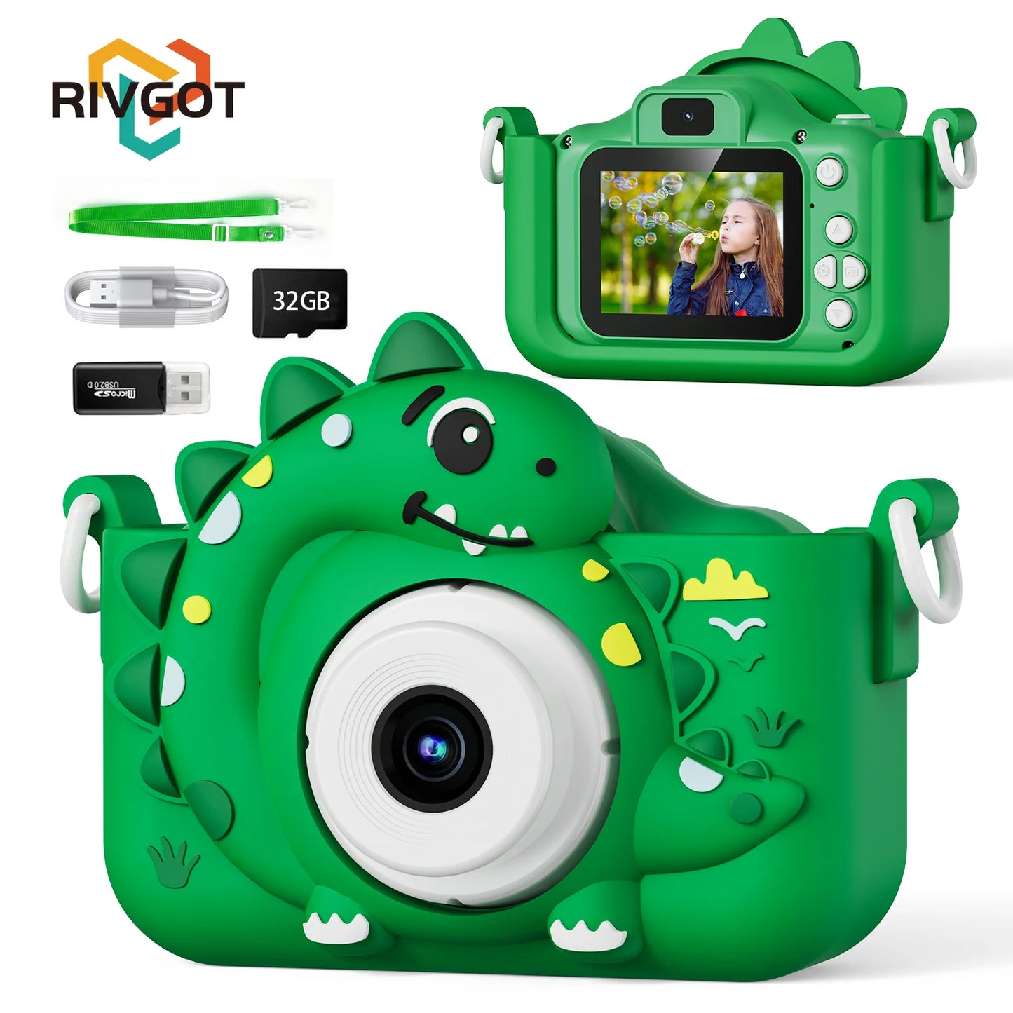 Photo and Video 1080p HD 32G Dinosaur Camera Toy