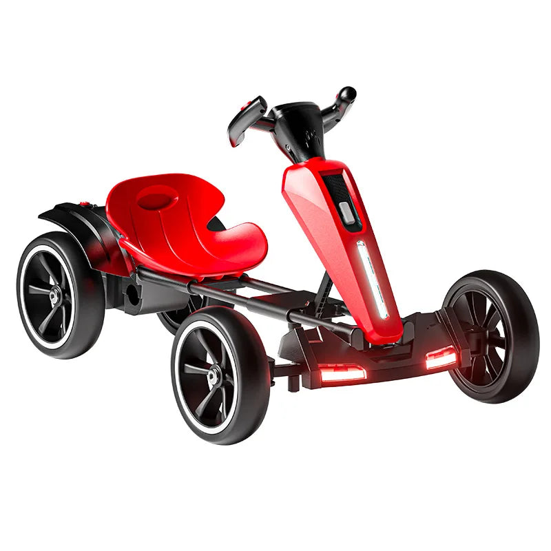 LED lights and Music Kids electric carts can be remotely controlled toy cars