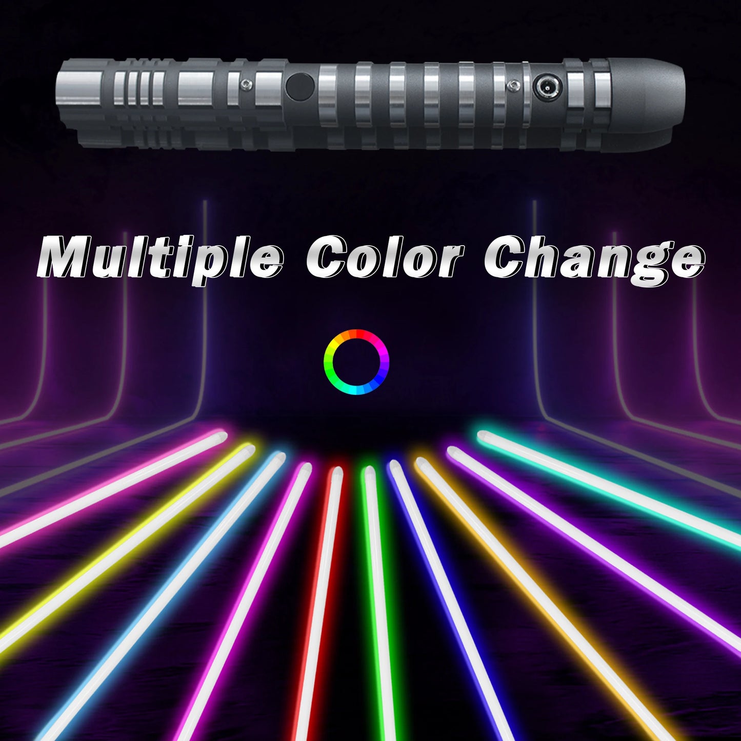 Metal Light Saver Toy Four sound modes and impact effects in 16 colors