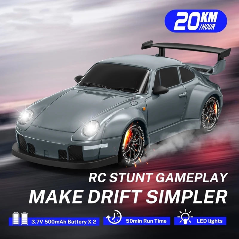 4WD RC Drift Car – High-Speed LED Toy