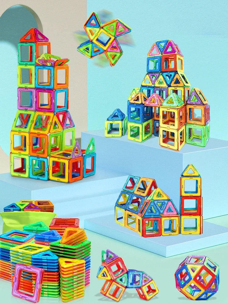 DIY Magnetic Building Blocks Medium Size STEM Educational Toy