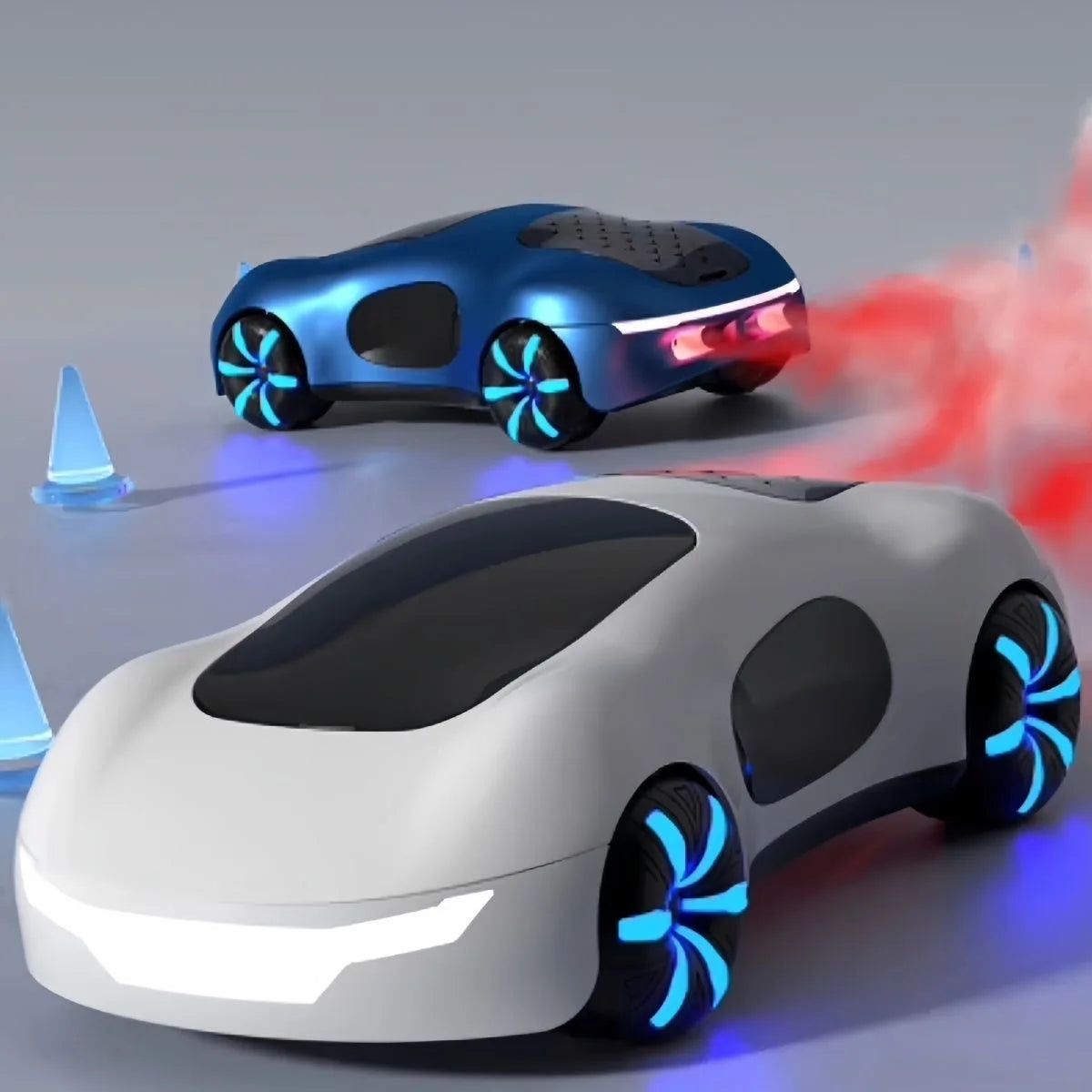 Sci-fi sports car toy with sound and cool lights