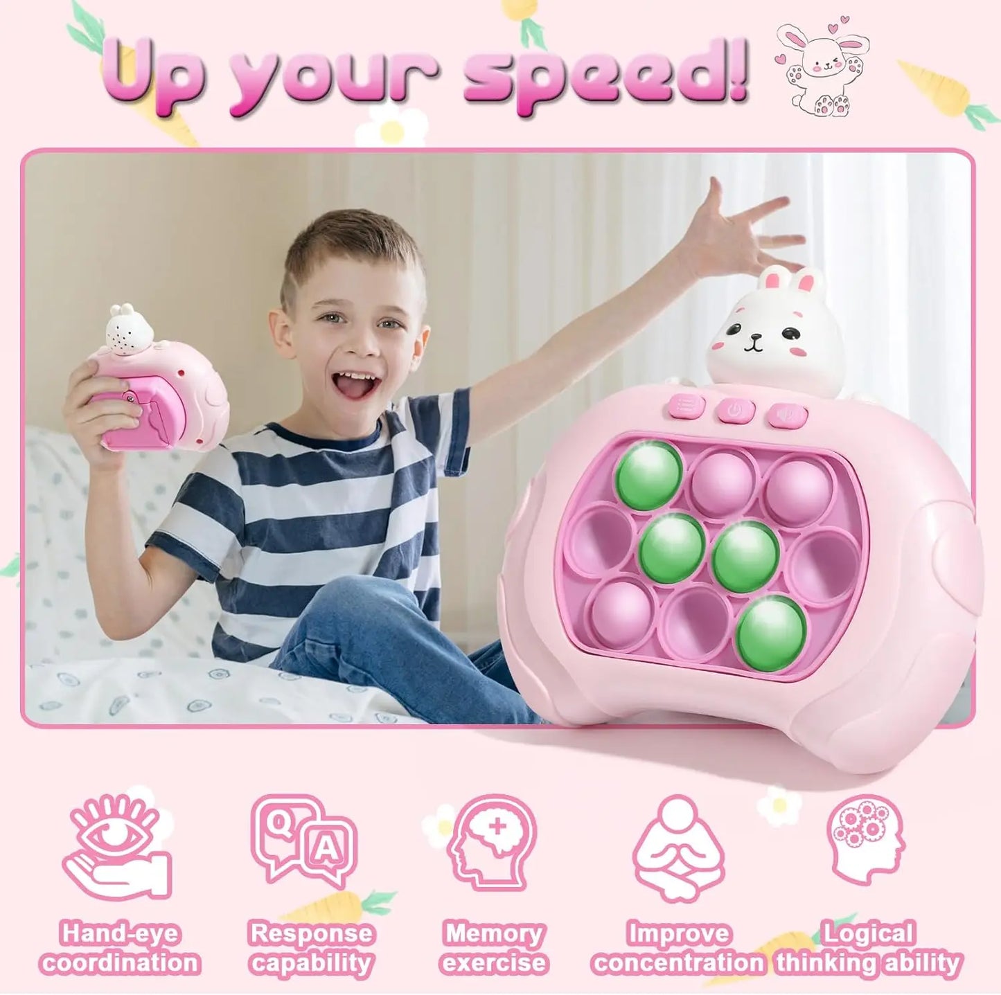 Pop-up Light Fidget Fun Puzzle Game Toy
