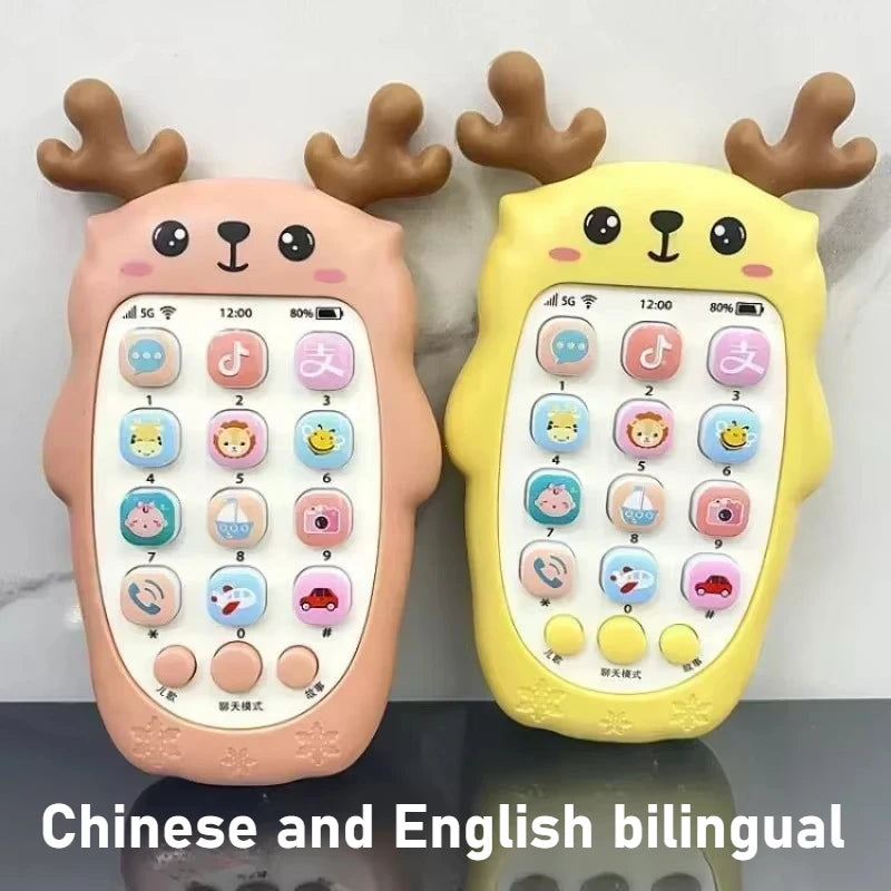 Baby Phone Bilingual Music Toy – Early Learning & Teether