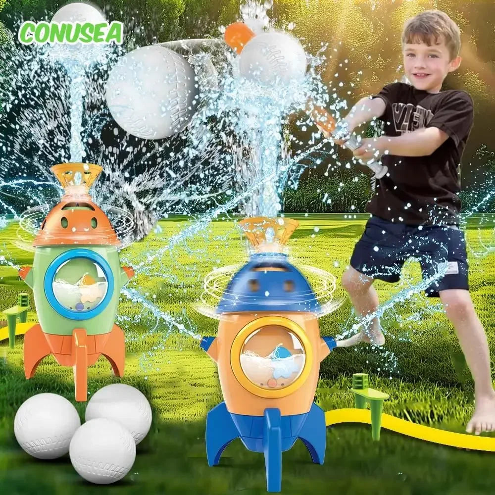 Flying Jet Spray Rotating Children's Water Play Toy