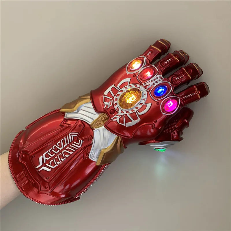 Marvel Iron Man LED Light Gloves Thanos Gauntlet Hero Thor Captain America Kids Toy