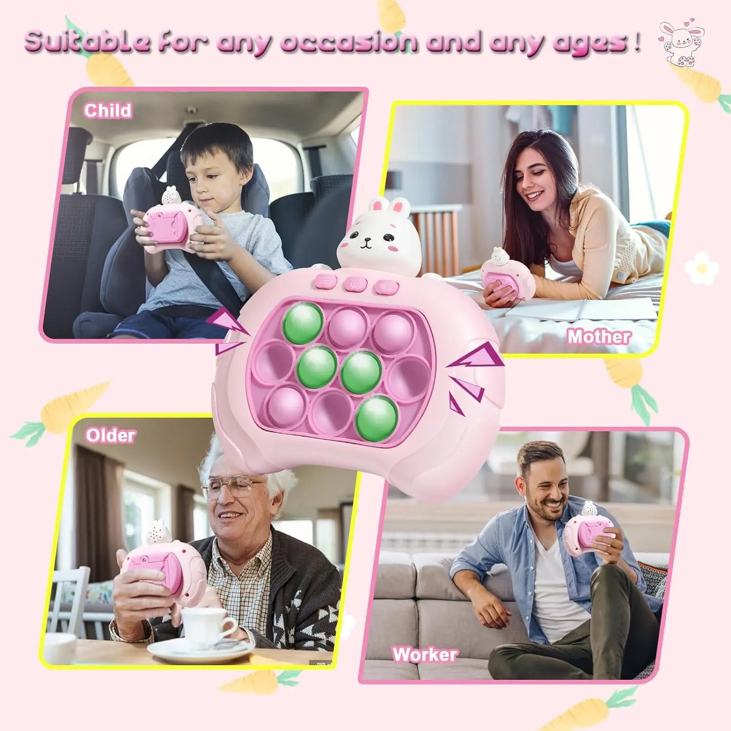 Pop-up Light Fidget Fun Puzzle Game Toy