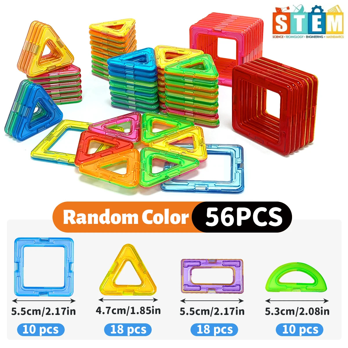 DIY Magnetic Building Blocks Medium Size STEM Educational Toy