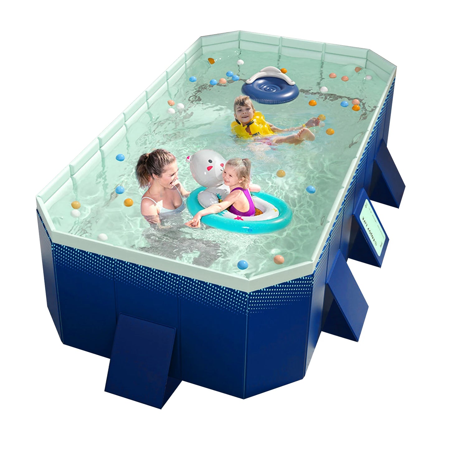 Foldable Kids Pool – PVC Indoor & Outdoor Water Play Toy