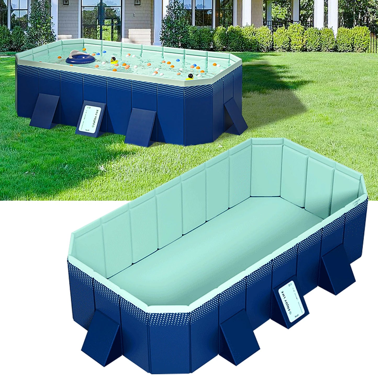 Foldable Kids Pool – PVC Indoor & Outdoor Water Play Toy