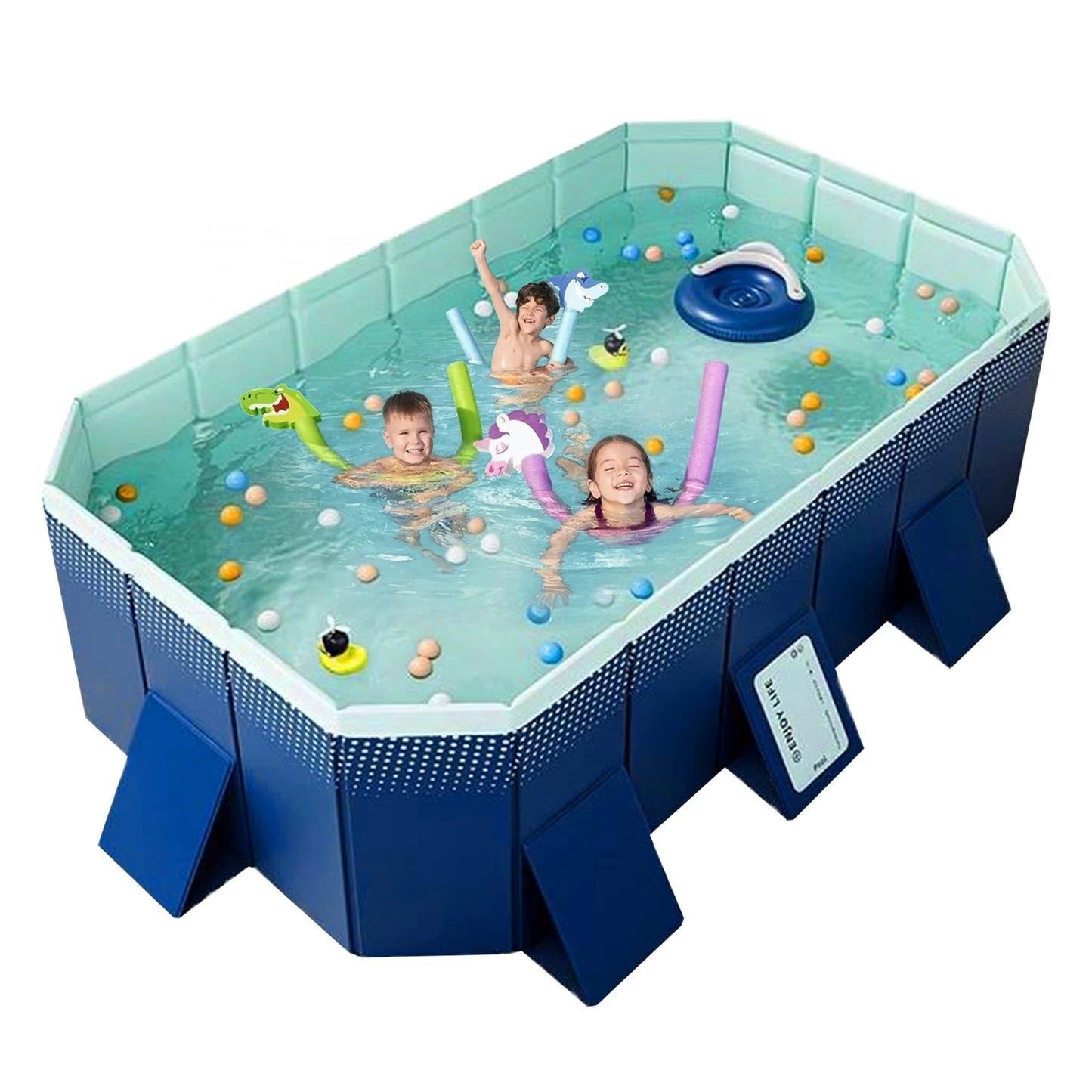 Foldable Kids Pool – PVC Indoor & Outdoor Water Play Toy