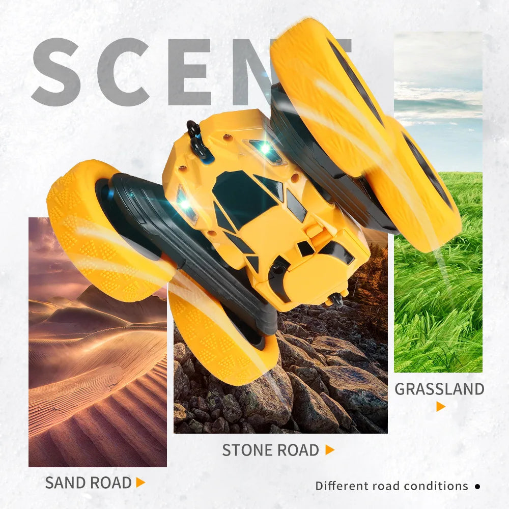 RC Stunt Car – Double-Sided 360° Flip Toy