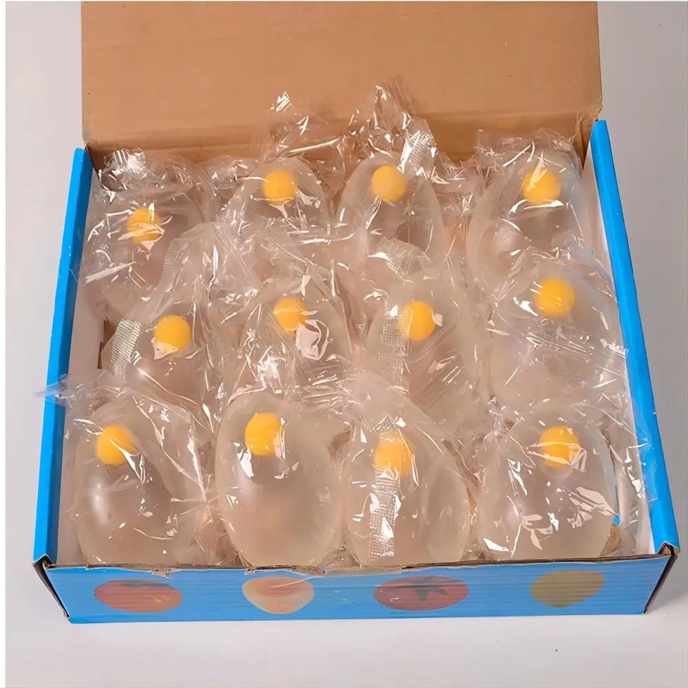 Squishy Egg Yolk Ball – Stress Relief Toy for Kids & Adults