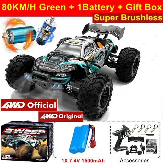 4WD RC Off-Road Drift Car High-Speed Toy