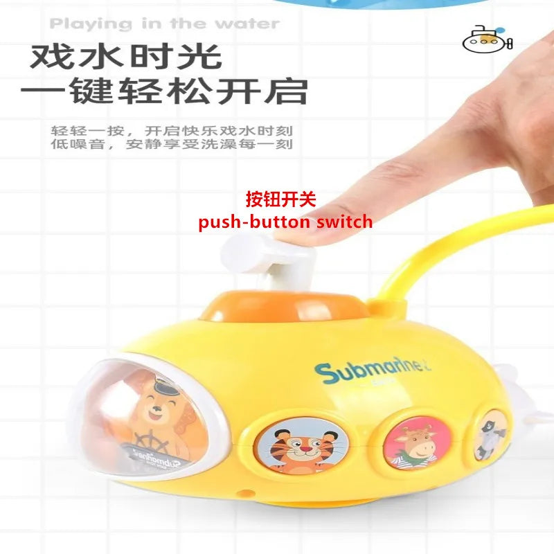 Radish Submarine Bath Toy – Electric Water Play