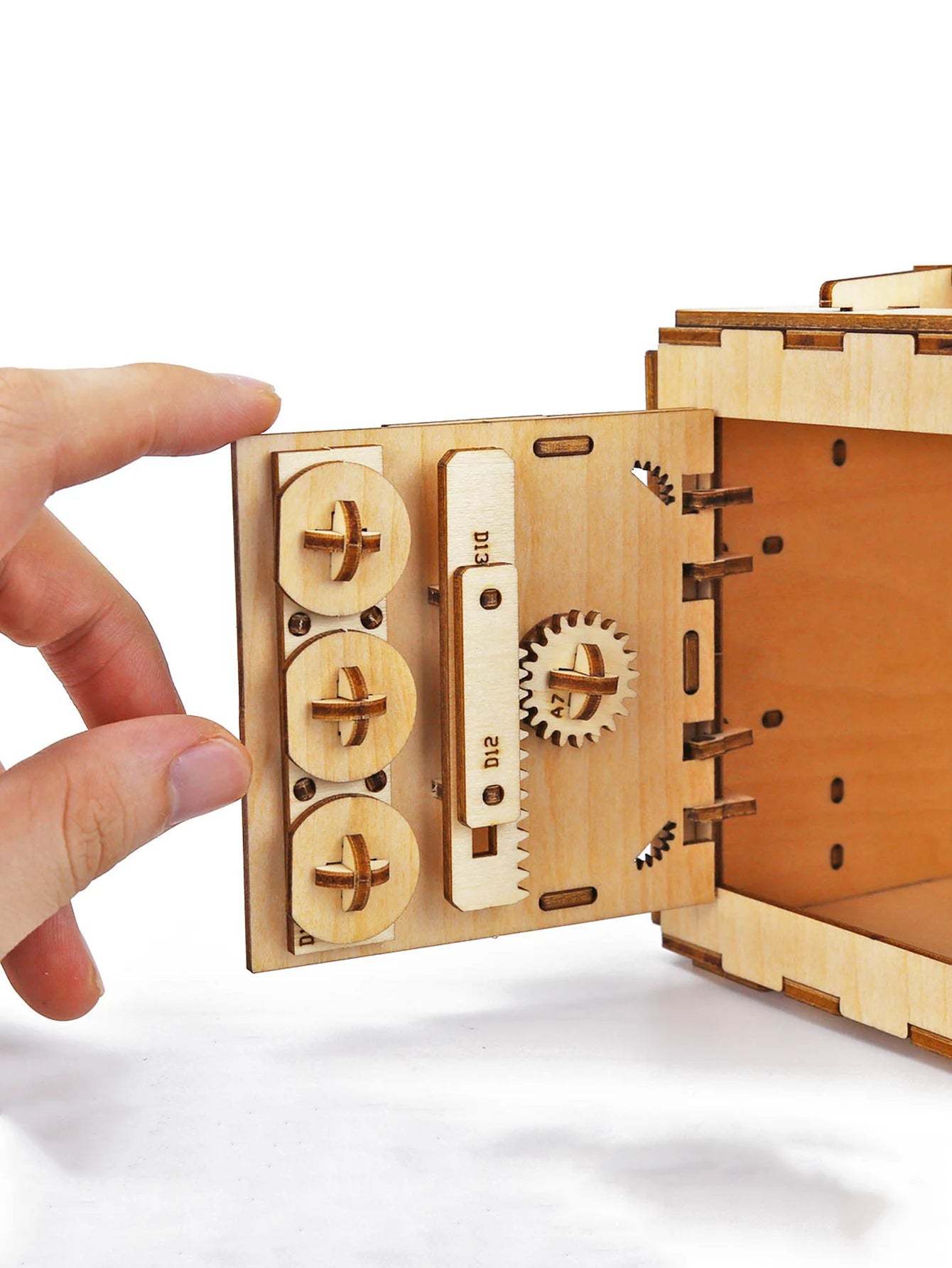 3D Wooden Puzzle Locker Box Toy