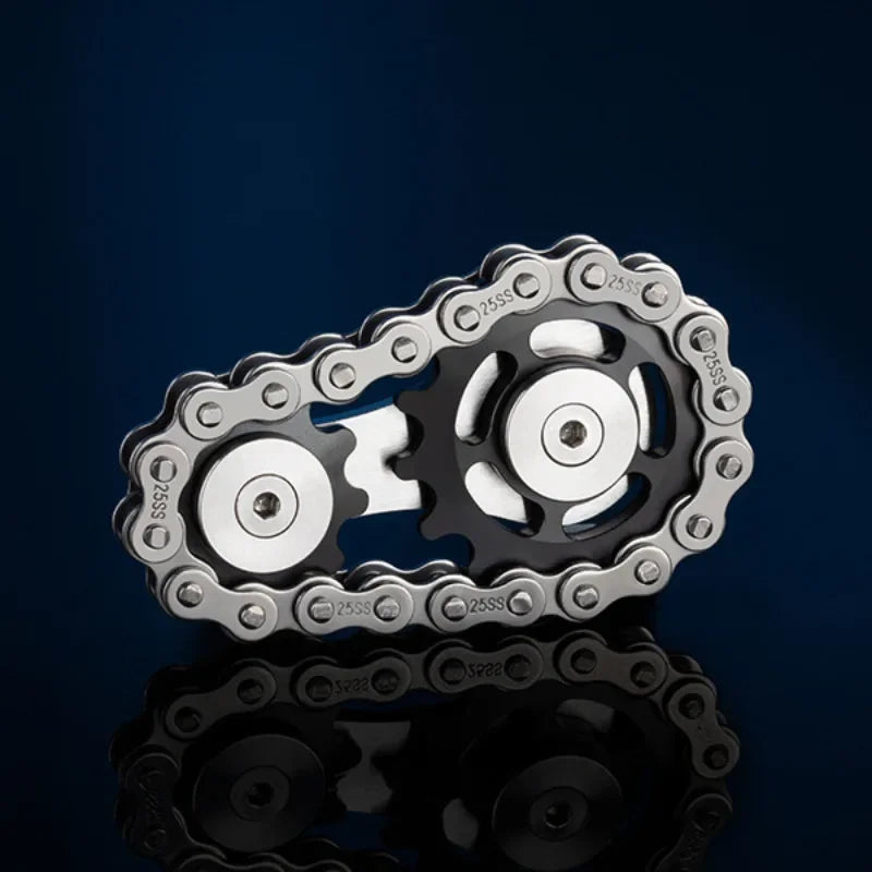 Metal Gear Fidget Spinner – Stress Relief Toy for Adults