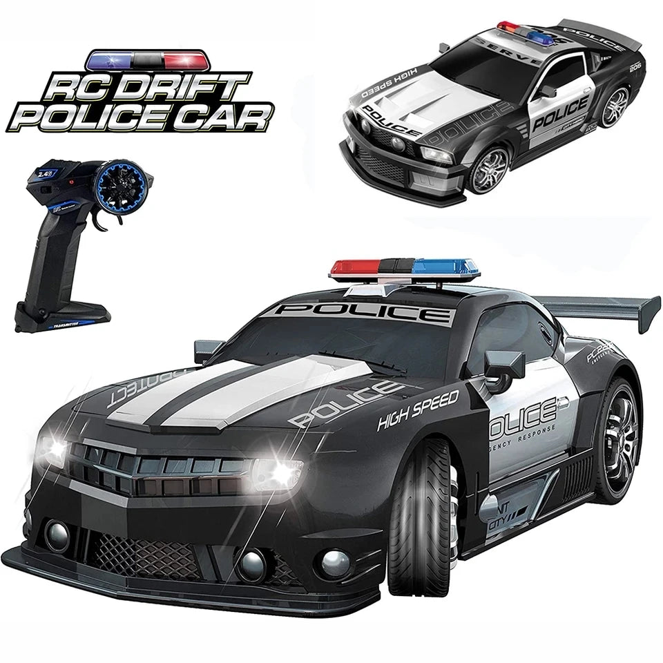 1:12 RC Police Car Toy – Fast Chase Toy with Lights
