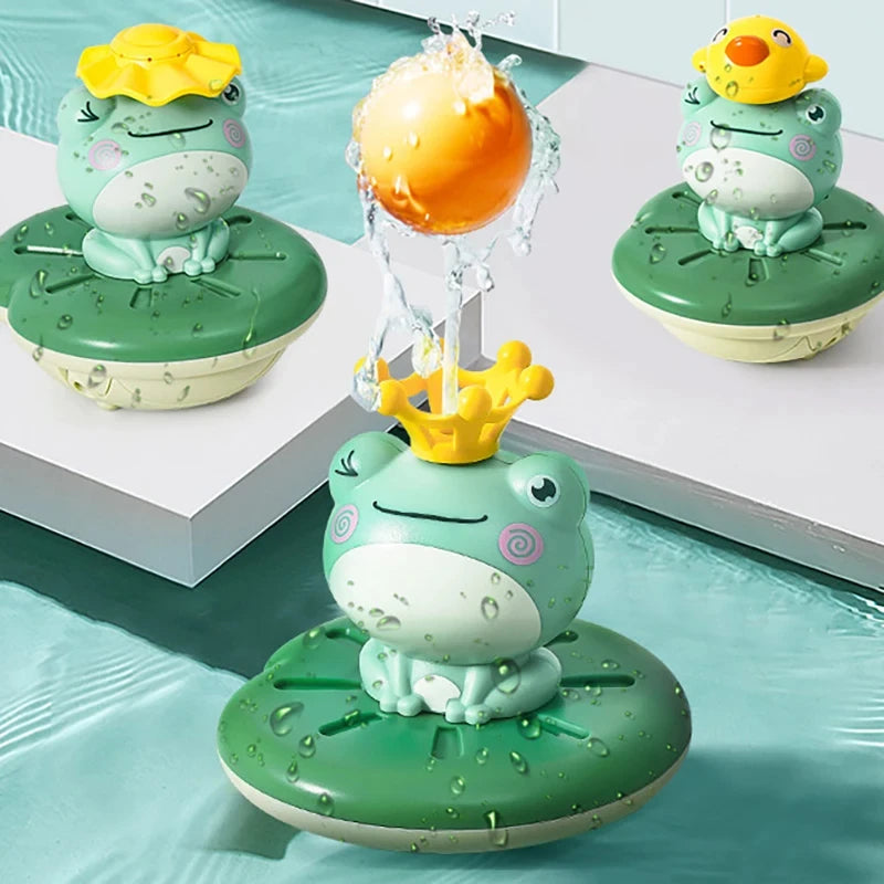 Kids Water Play Toy – Floating Frog Sprayer