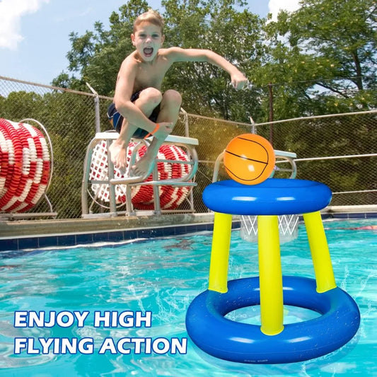 Inflatable Basketball Shooting Game – Outdoor Water Toy