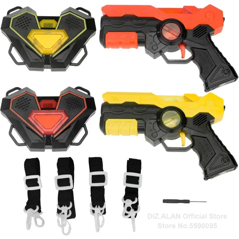 Laser Battle Game Set - Electric Gun Weapon Pistol Toy
