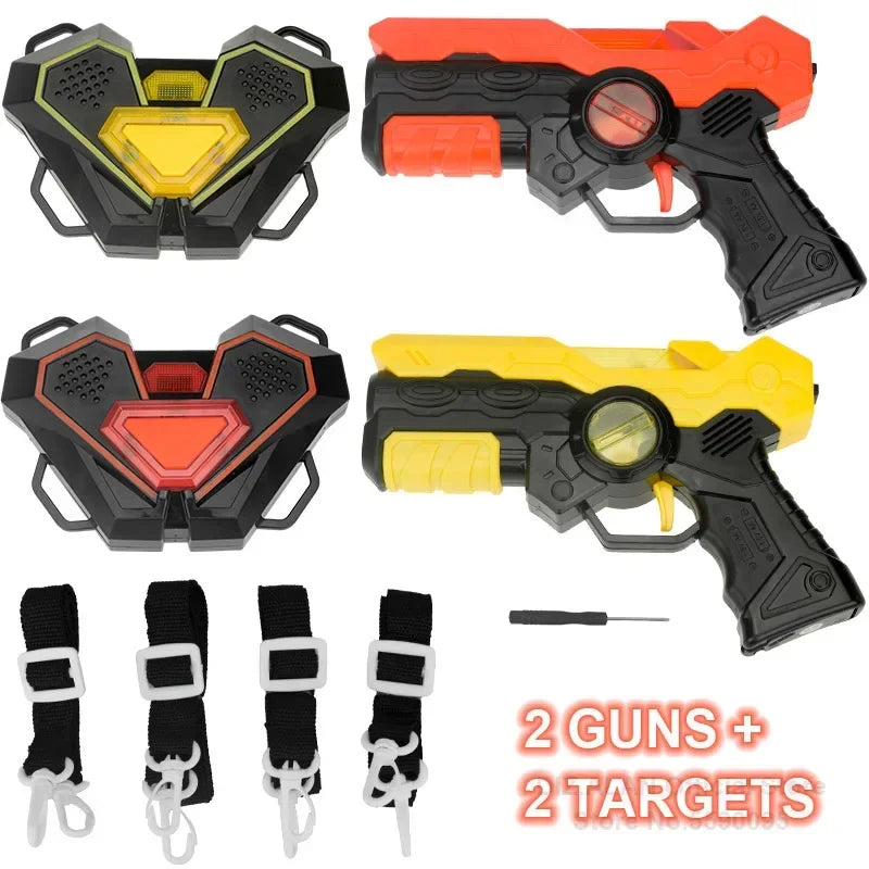 Laser Battle Game Set - Electric Gun Weapon Pistol Toy