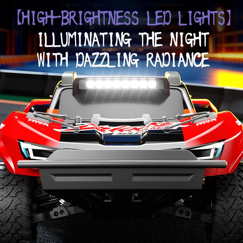 High-Speed 85KM/H RC Drift Car 4WD Alloy Toy