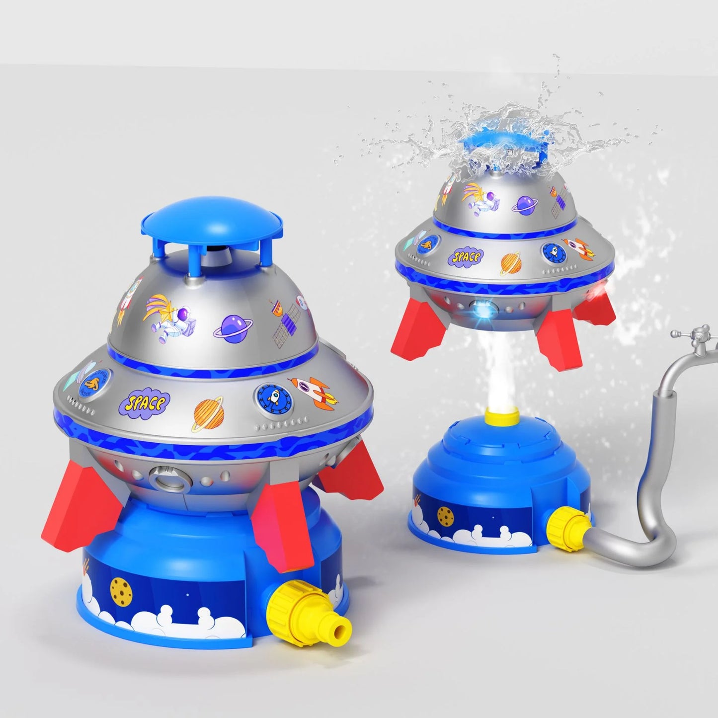 Flying Jet Spray Rotating Children's Water Play Toy
