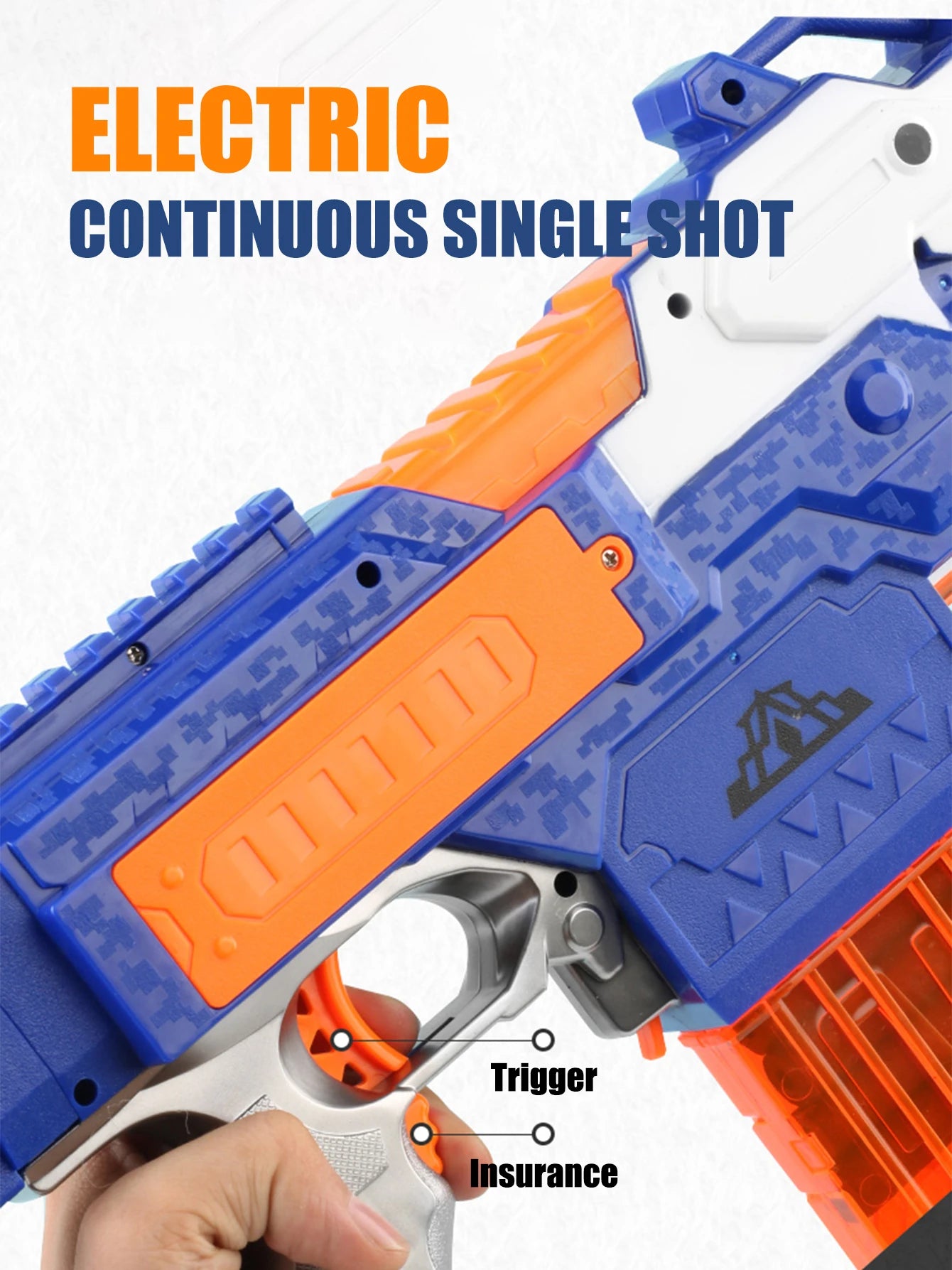 Kids Soft Bullet Submachine Gun Toy with Target