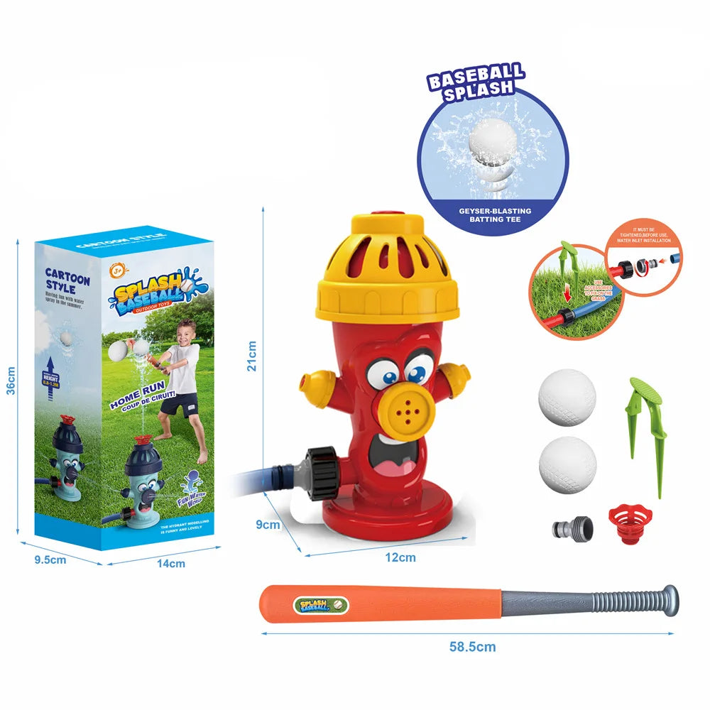 Cartoon Hydrant Sprinkler Water Spray Toy for Kids