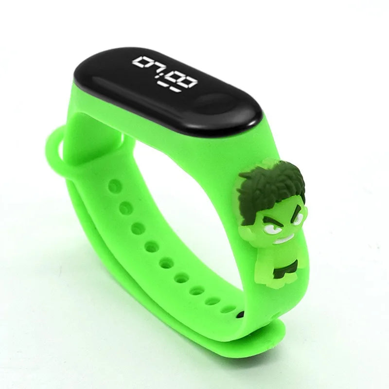 Marvel Cartoon Children's Watch Toy with Display Waterproof