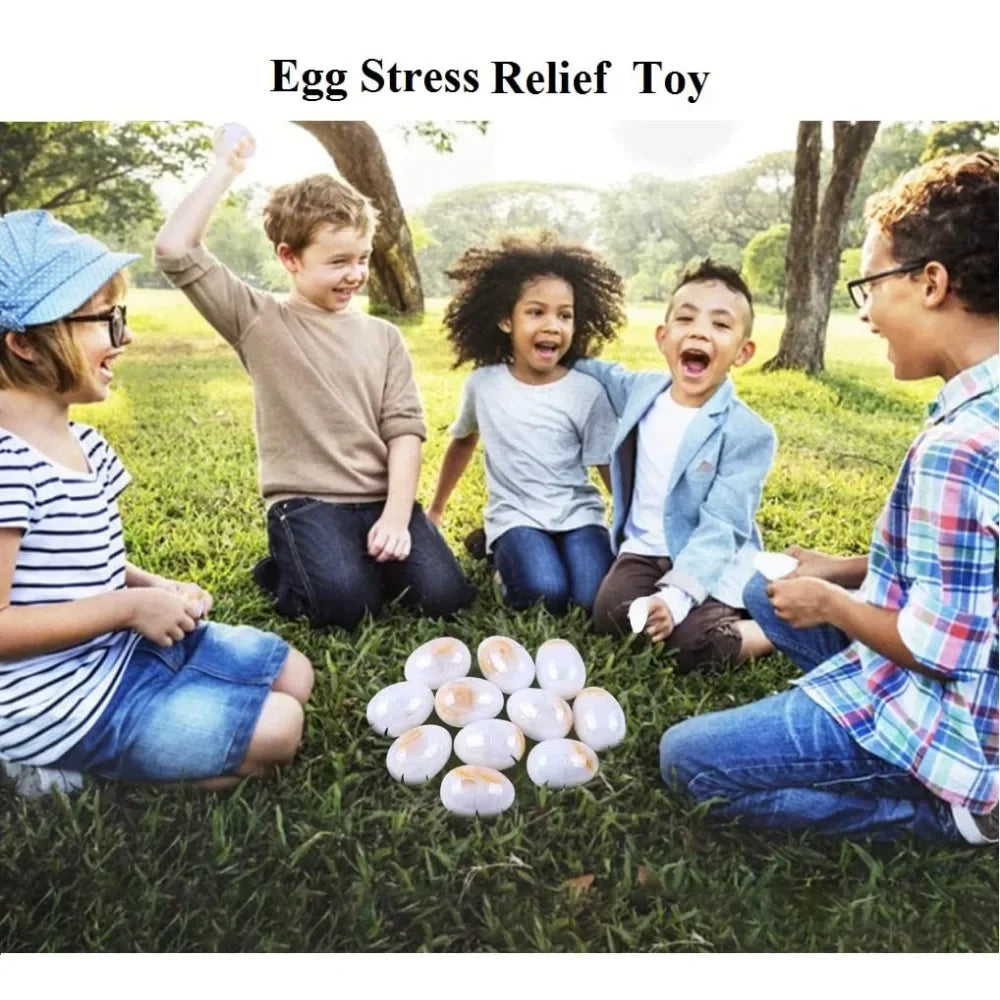 Squishy Egg Yolk Ball – Stress Relief Toy for Kids & Adults